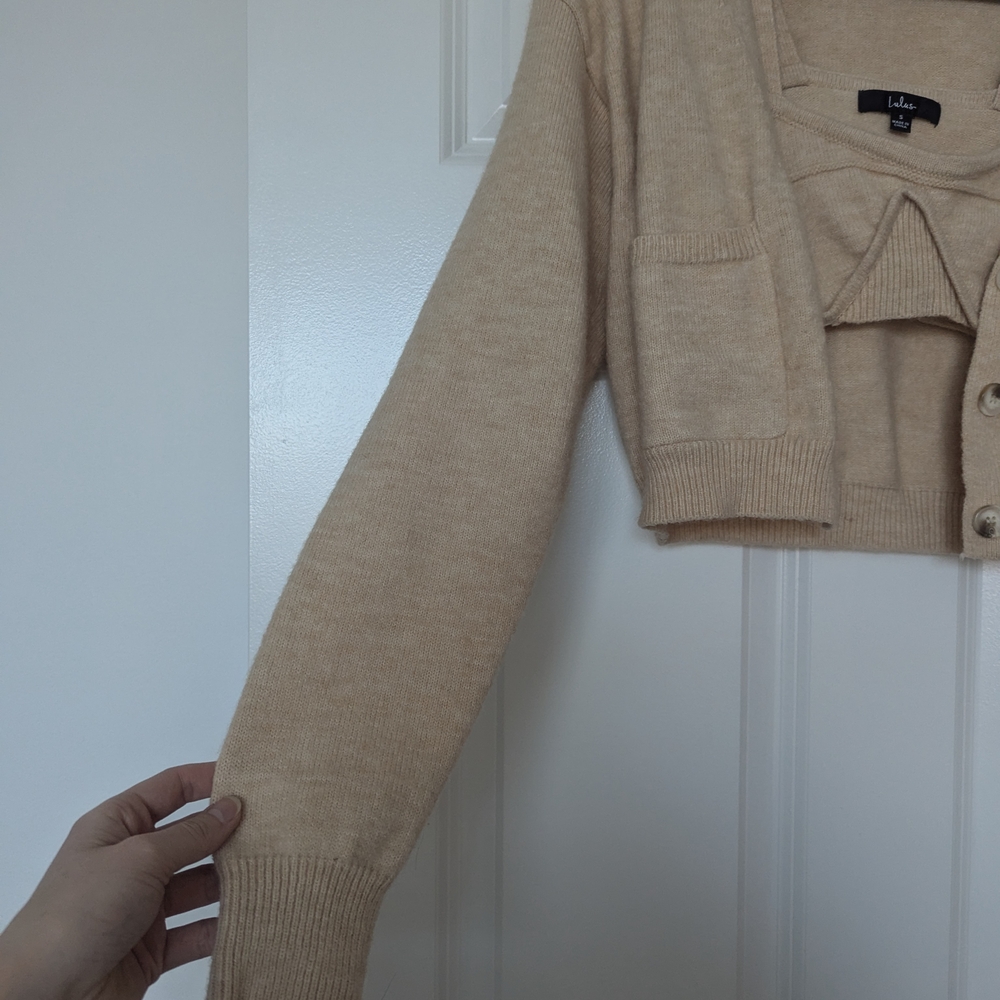 Lulu's Cream Sweater Set - Picture 14 of 14